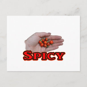 Spicy Cascabel Hot Pepper Design Postcard