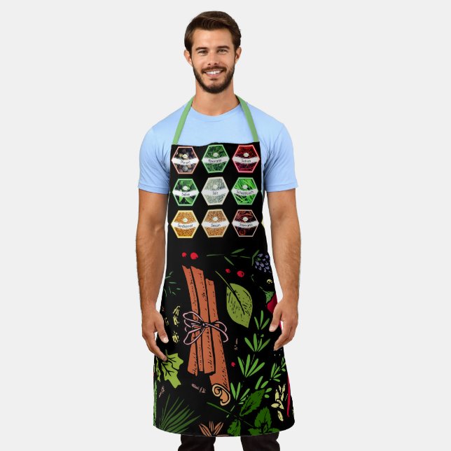 Spicy Chef Barbeque Apron (Worn)