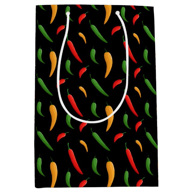 Spicy Chilli Peppers Gift Bag (Front)