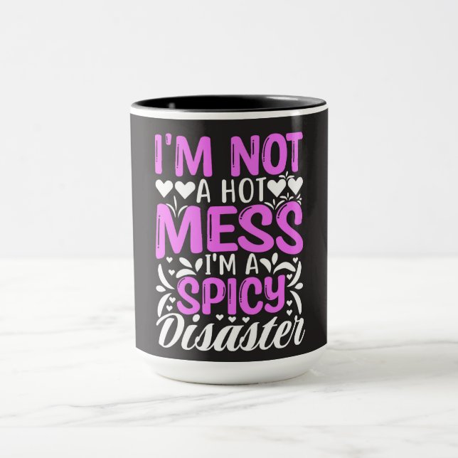 Spicy Disaster Quote Mug (Center)
