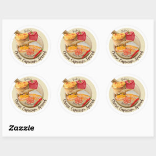 Spicy flavour cheese capsicum spread sticker