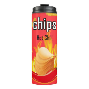 Spicy Hot Chilli Chips Thermal Tumbler