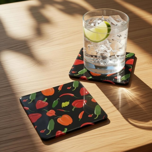 Spicy Hot Peppers Coaster (Creator Uploaded)