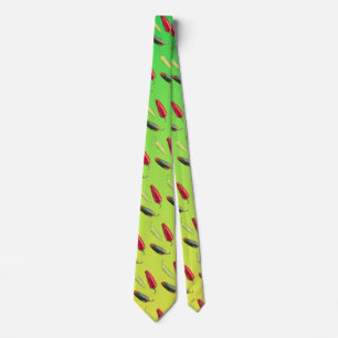 Spicy Hot Peppers Tie