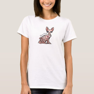 Spicy Kitty Tattooed Cat T-Shirt