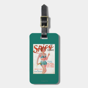 Spicy Magazine Cover Luggage Tag