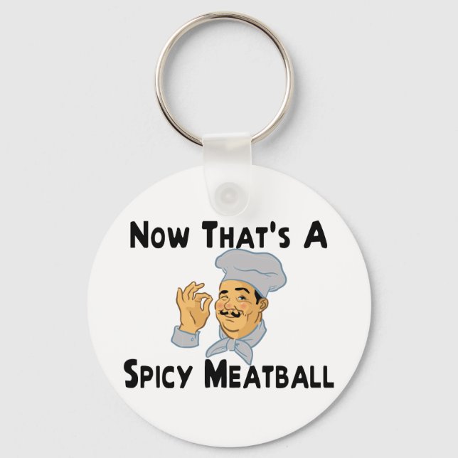 Spicy Meatball Key Ring (Front)