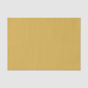 Spicy Mustard Yellow Modern Solid Colour Tissue Paper
