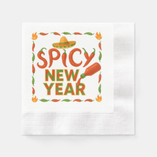Spicy New Year Napkin