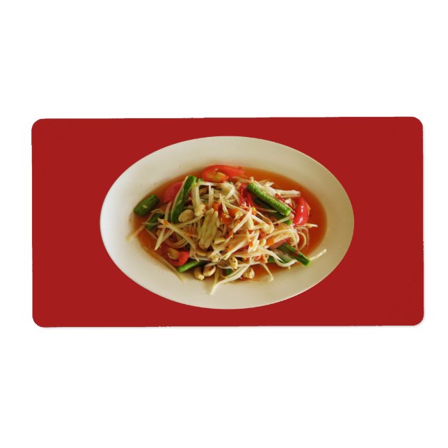 Spicy Papaya Salad [Som Tam] ... Thai Lao Food (Front)