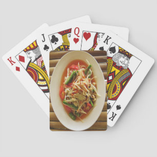 Spicy Papaya Salad [Som Tam] ... Thai Lao Food Playing Cards