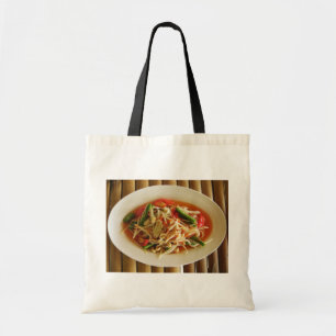 Spicy Papaya Salad [Som Tam] ... Thai Lao Food Tote Bag