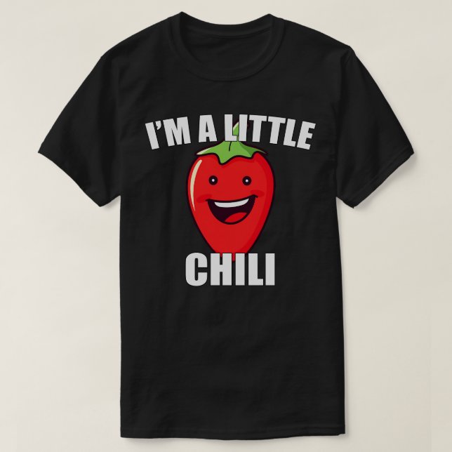 Spicy Pepper Lover Im a Little Chilli Funny Vegeta T-Shirt (Design Front)