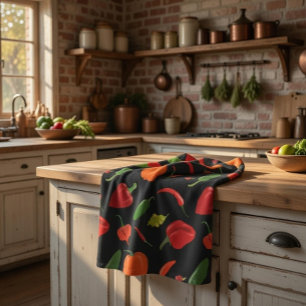 Spicy Peppers Kitchen Towel