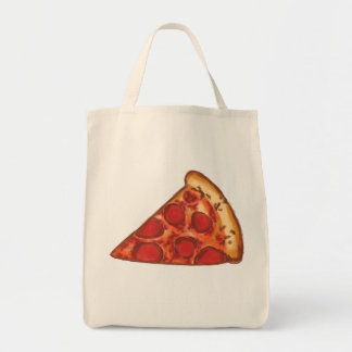 Spicy piza watercolor design  tote bag