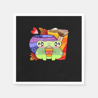 Spicy Pumpkin Latte Fall Season Classic Napkin