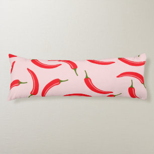 Spicy Red Chilli Pattern Body Cushion