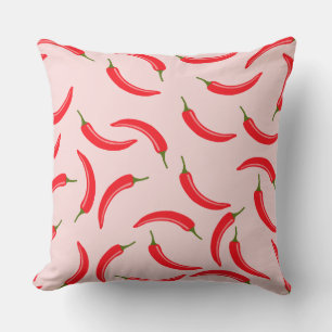 Spicy Red Chilli Pattern Cushion