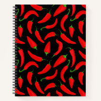 Spicy Red Chilli Peppers Graphic Pattern