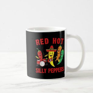 Spicy Red Hot Silly Peppers Band Parody Chilli Car Coffee Mug