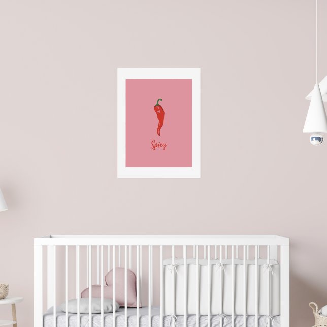Spicy Red Pepper Poster (Nursery 2)