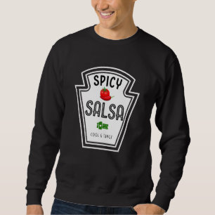 Spicy Salsa Group Condiment Team Halloween Costume Sweatshirt