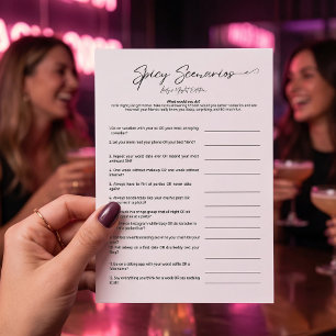 Spicy Scenarios Bachelorette Party Game