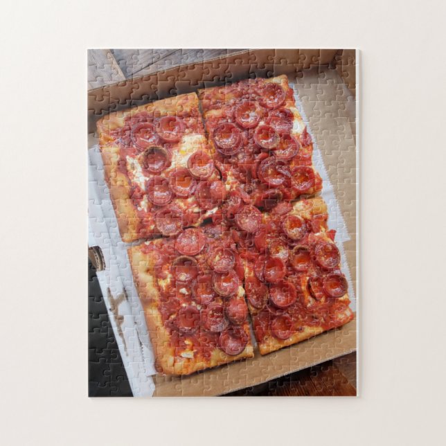 Spicy Square Pie Puzzle by Grubshots (Vertical)