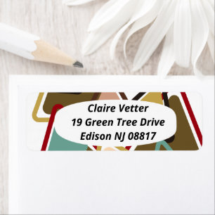 Spicy Triangles Return Address Label