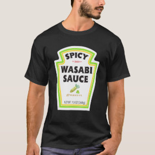 Spicy Wasabi Sauce Halloween Costume Matching Coup T-Shirt