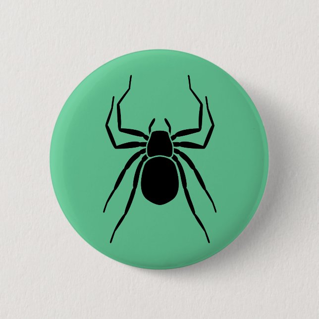Spider 6 Cm Round Badge (Front)