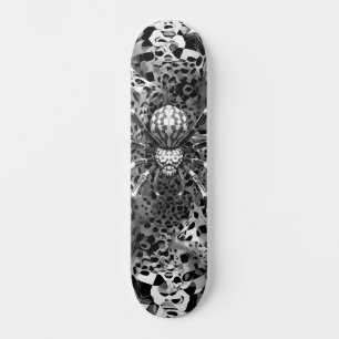 Spider and Spider web Unique design skateboard
