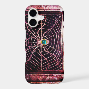 SPIDER AND WEB Blue Aquamarine Black