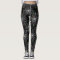Spider and Web Pattern Leggings