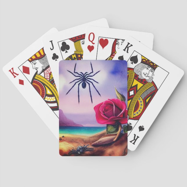 Spider Art Playing Cards (Back)