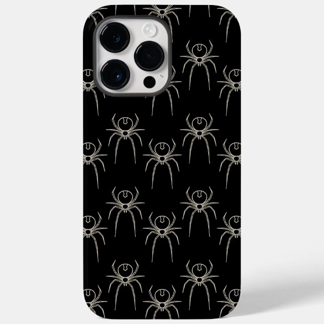 Spider - Bat Black and Bone White Case-Mate iPhone Case (Back)