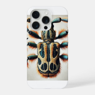 Spider Beetle Dorsal View 280824IREF245 - Watercol iPhone 15 Pro Case