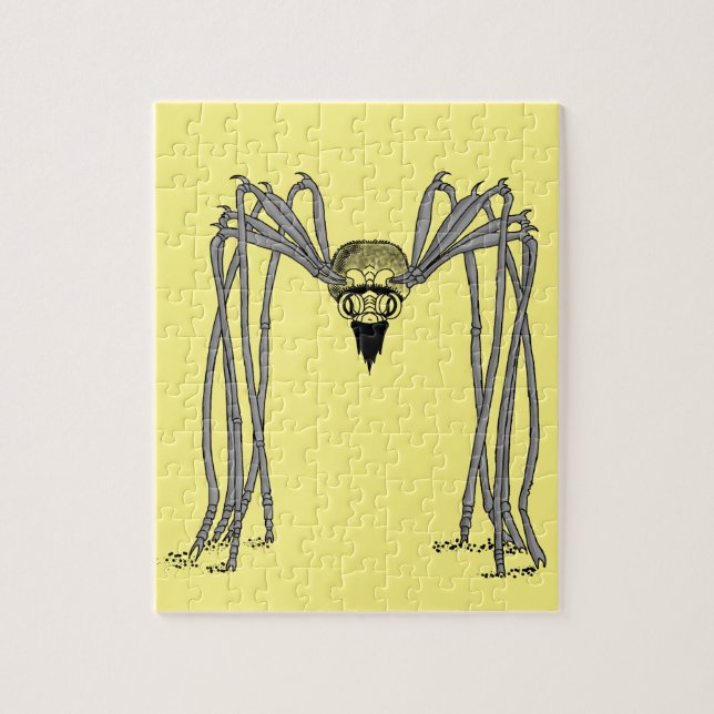 spider . black and white jigsaw puzzle (Vertical)