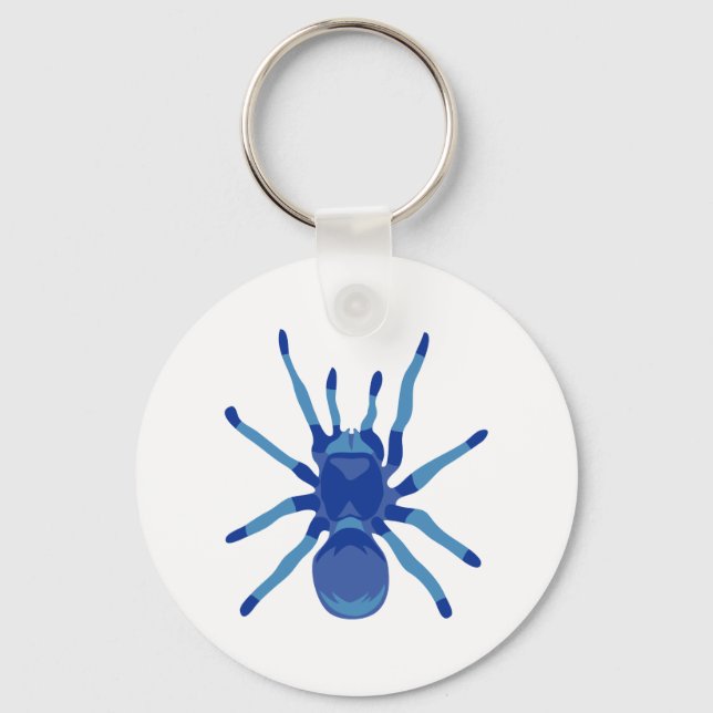 Spider (Blue) Key Ring (Front)