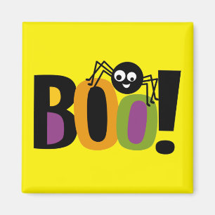 Spider BOO Halloween  Magnet