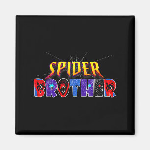 Spider Brother Shirt Birthday Family Funny Hallowe Magnet