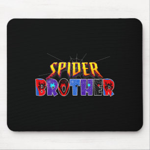 Spider Brother Shirt Birthday Family Funny Hallowe Mouse Pad