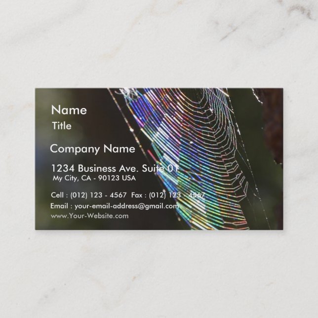 Spider Business Card (Front)