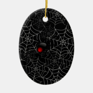 spider ceramic tree decoration