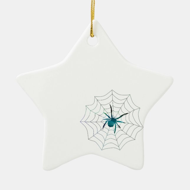 Spider Ceramic Tree Decoration (Front)