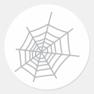 spider cobweb spiderweb classic round sticker