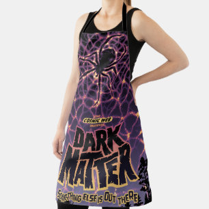 Spider Cosmic Web, Halloween Galaxy of Horrors Apron