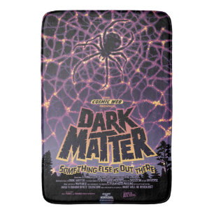 Spider Cosmic Web, Halloween Galaxy of Horrors Bath Mat
