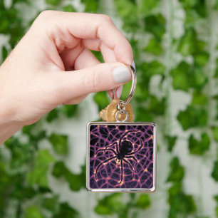 Spider Cosmic Web, Halloween Galaxy of Horrors Key Ring