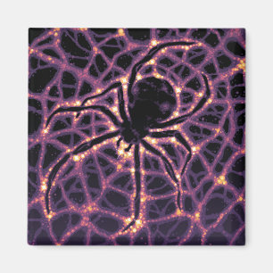 Spider Cosmic Web, Halloween Galaxy of Horrors Magnet